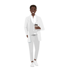 Elegant Black Business Man Wearing Formal Or