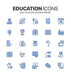 Elearning And Education Icon Set