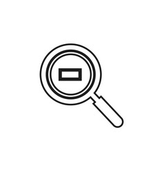 Zoom Out Line Icon Editable Eps Symbol