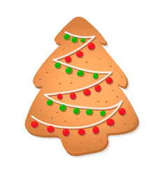 Ginger Cookies In The Shape Of A Christmas Tree