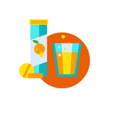 Vitamin C In Pill Form Icon