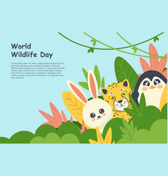 World Wildlife Day Background