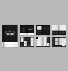 Portfolio Layout Design Use For Architecture