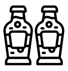 Bottled Beer Icon Outline Nonalcoholic