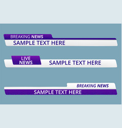 News Lower Thirds Pack