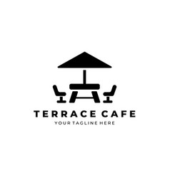 Terrace Cafe Vintage Logo Design