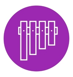 Vibraphone Line Icon