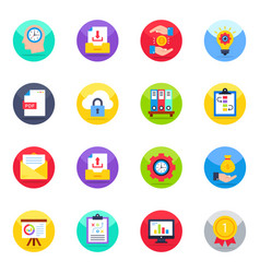 Pack Of Business Flat Icons