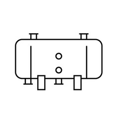 Pressure Vessel Engineer Line Icon