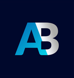 Ab Letter Logo Template Design