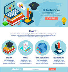 One Page Online Education Design