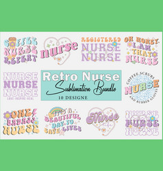 Retro Nurse Sublimation Bundle