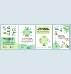 Vegetarian Diet For Kids And Teens Green Brochure