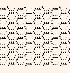 Black And White Halftone Triangles Pattern