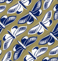 Bee fly background pattern Royalty Free Vector Image