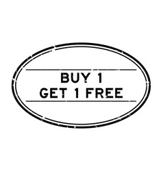 Grunge Black Buy 1 Get Free Word Oval Rubber