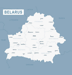 Belarus Map Detailed