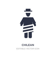 Chilean Icon On White Background Simple Element