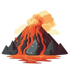 Exploding Mountain Peak