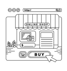 Online Shopping Concept