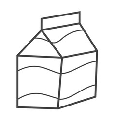 Milk Box Outline