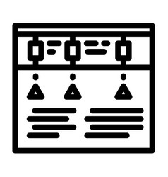 Technical Review Line Icon