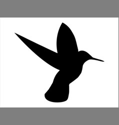 Hummingbird Silhouette Art