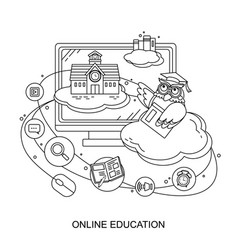 Online Education Concept