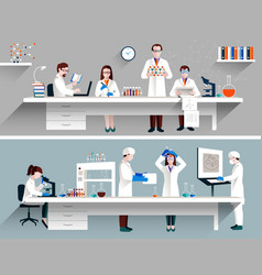 Scientists In Lab Concept