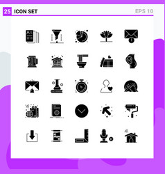 Set 25 Commercial Solid Glyphs Pack