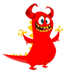 Funny Cartoon Monster Of Cute Monster Creature