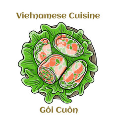 Goi Cuon Vietnamese Street Food Roll