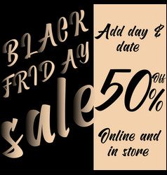 Black Friday Sale Poster Flyer Design