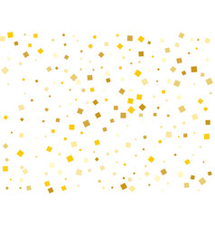 Golden Christmas Square Confetti