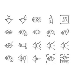 Ophthalmology Icon Set