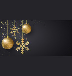 Christmas Background With Decorations From