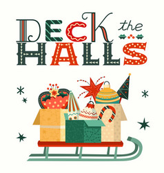 Deck Halls Christmas Ornaments Fancy