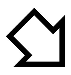 Down Arrow Symbol Icon For Web And Application