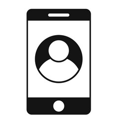 Smartphone Trust Icon Simple Social