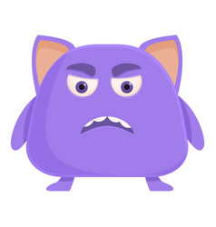 Violet Monster Icon Cartoon Gremlin Cute