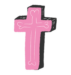 Bone Christian Cross