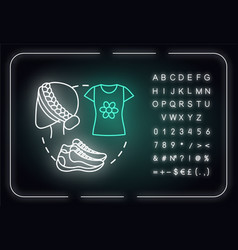 Dresscode For Event Neon Light Concept Icon Wine