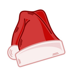 Cartoon Red Santa Hat Eps 10