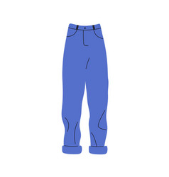 Denim Trousers Casual Garment Jeans Pants With