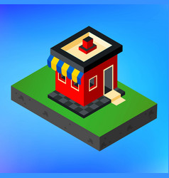 House In Isometric Style