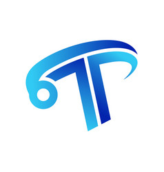 T Technology Icon Logo Template