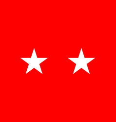 United States Army Two Star Major General Flag