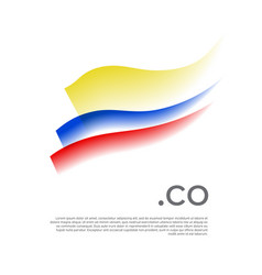 Colombia Flag Watercolor Stripes Colors