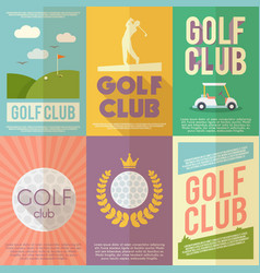 Golf Poster Set