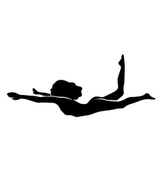 Breaststroke Swimmer Silhouette High Quality